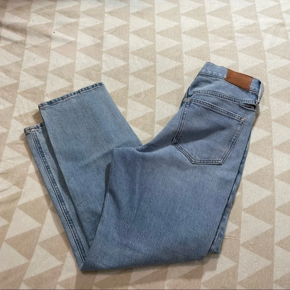 J crew high rise ‘90s classic straight jeans scuttle wash